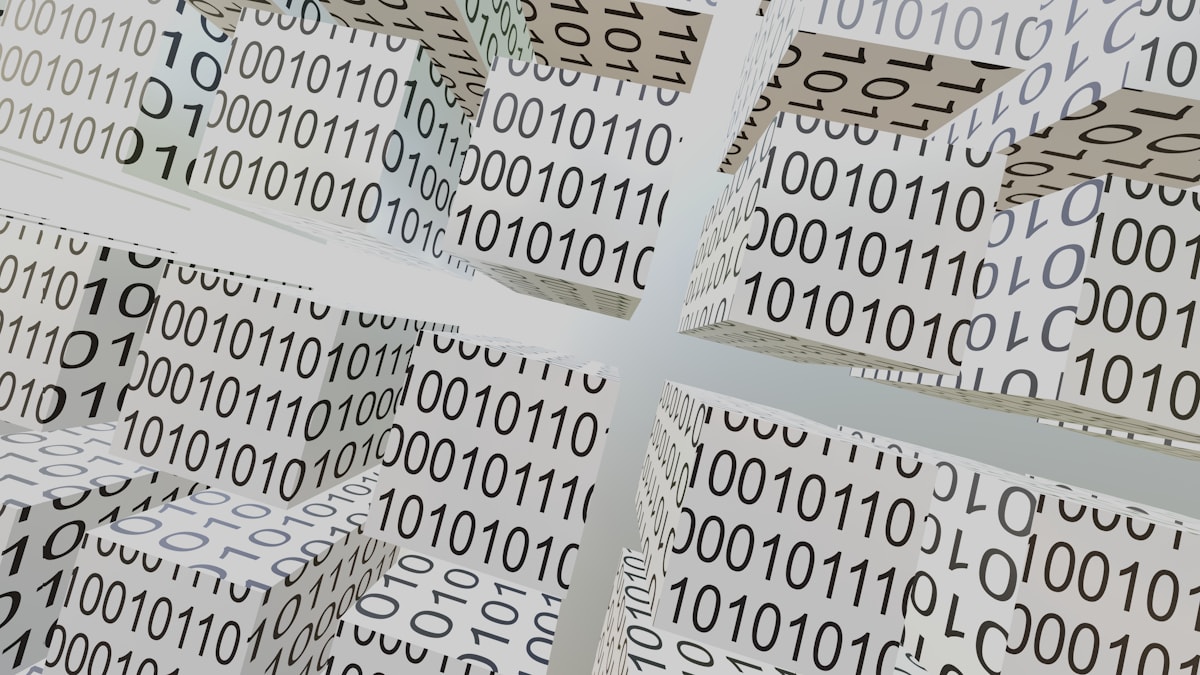 A group of white boxes with numbers representing structured data governance and enterprise AI integrity frameworks